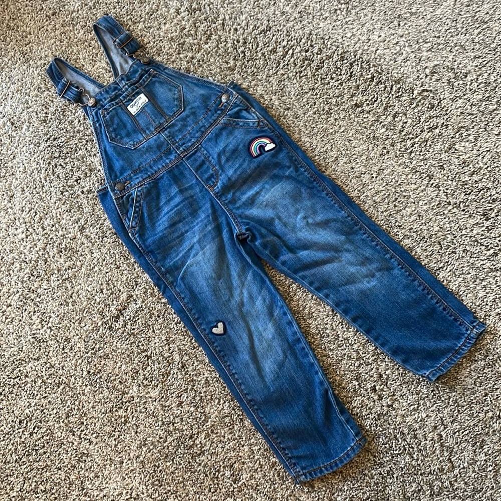 4T girls Osh Kosh B’Gosh jeans overalls